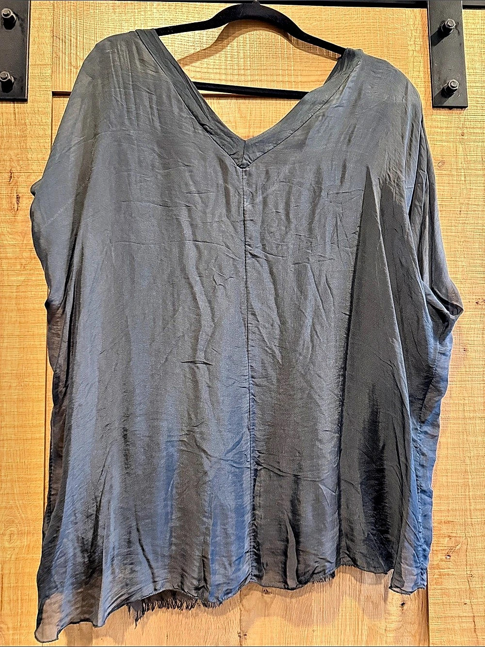 Gray V-Neck Tunic NWT